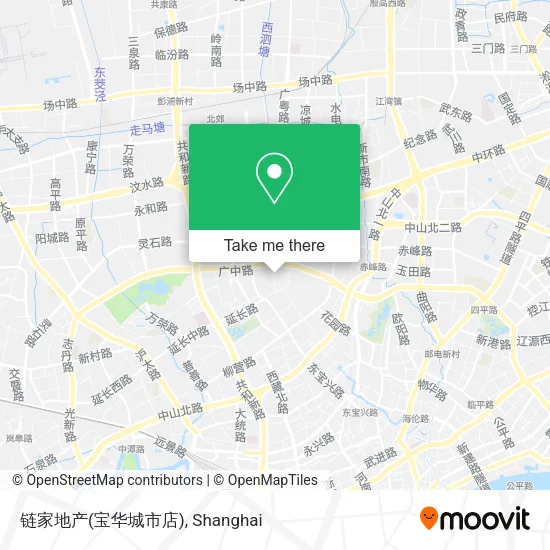 链家地产(宝华城市店) map