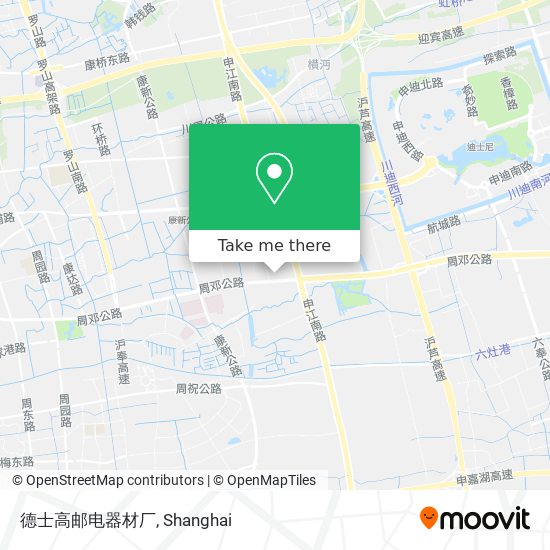 德士高邮电器材厂 map