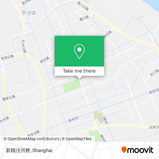新顾泾河桥 map
