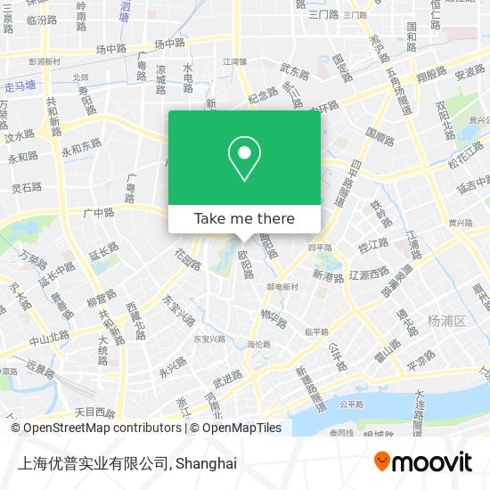 上海优普实业有限公司 map