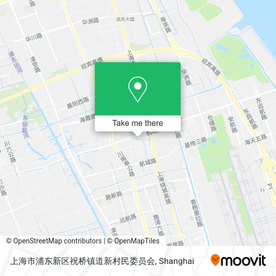 上海市浦东新区祝桥镇道新村民委员会 map