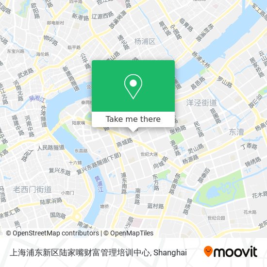 上海浦东新区陆家嘴财富管理培训中心 map