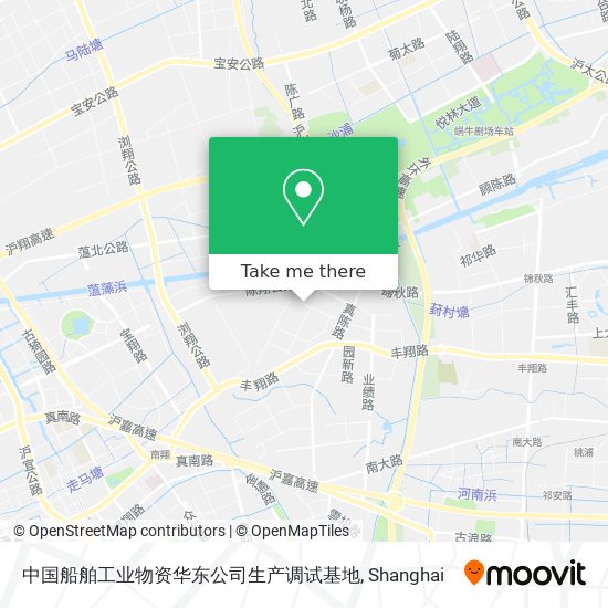 中国船舶工业物资华东公司生产调试基地 map
