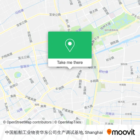 中国船舶工业物资华东公司生产调试基地 map