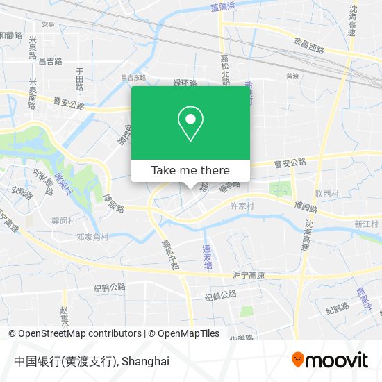 中国银行(黄渡支行) map