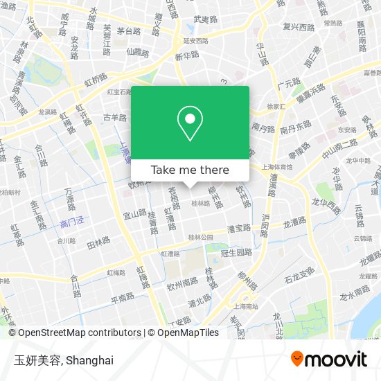 玉妍美容 map