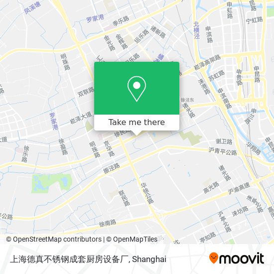 上海德真不锈钢成套厨房设备厂 map