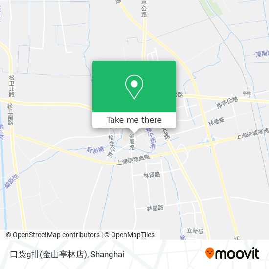 口袋g排(金山亭林店) map