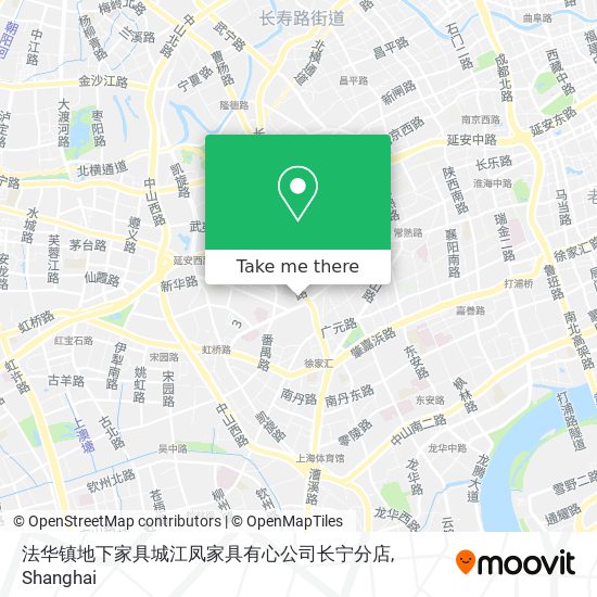 法华镇地下家具城江凤家具有心公司长宁分店 map