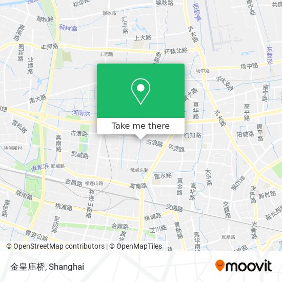 金皇庙桥 map