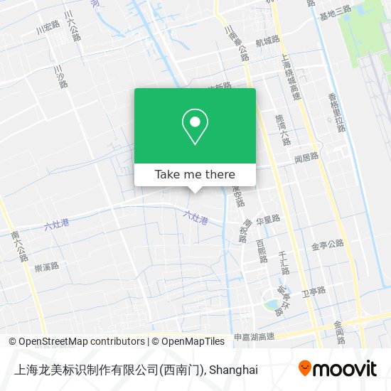 上海龙美标识制作有限公司(西南门) map