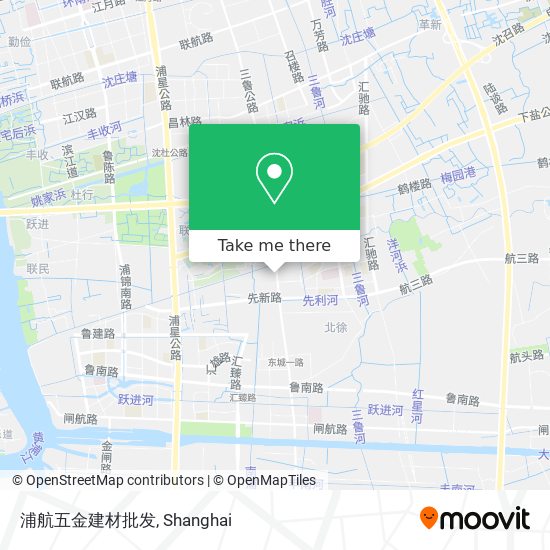 浦航五金建材批发 map