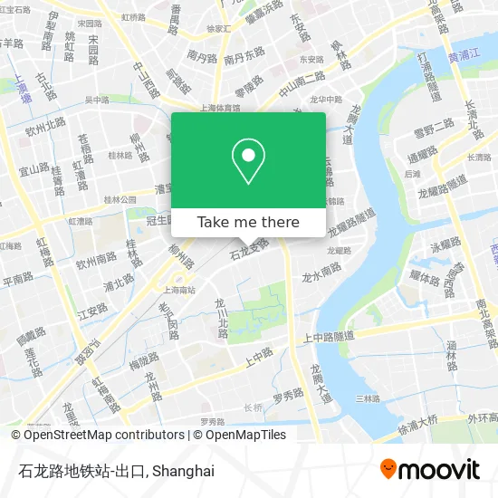 石龙路地铁站-出口 map