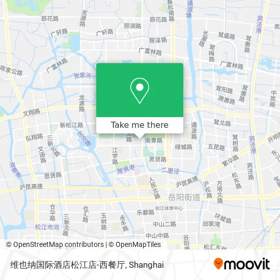 维也纳国际酒店松江店-西餐厅 map
