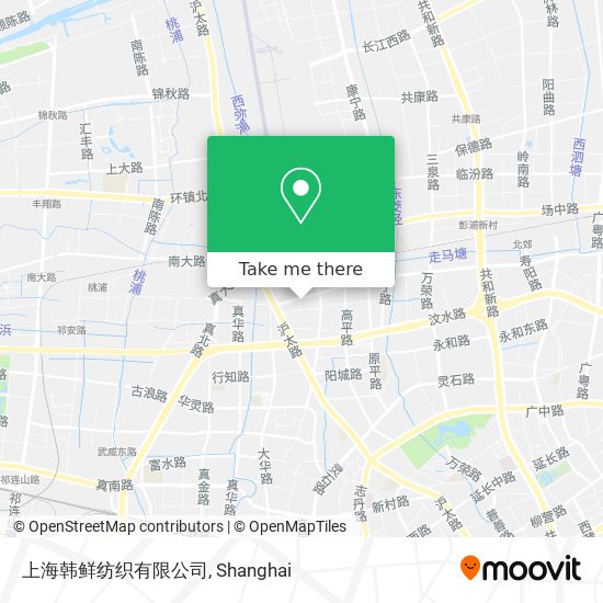 上海韩鲜纺织有限公司 map