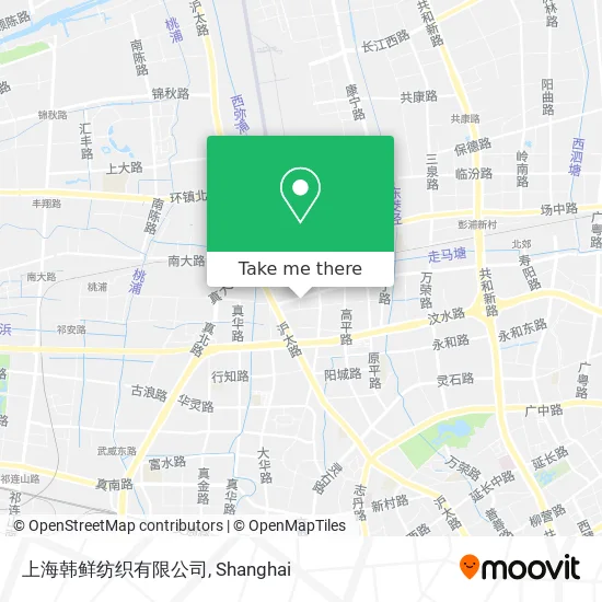 上海韩鲜纺织有限公司 map