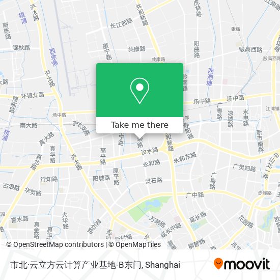 市北·云立方云计算产业基地-B东门 map