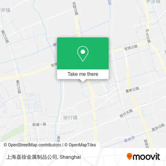上海嘉徐金属制品公司 map
