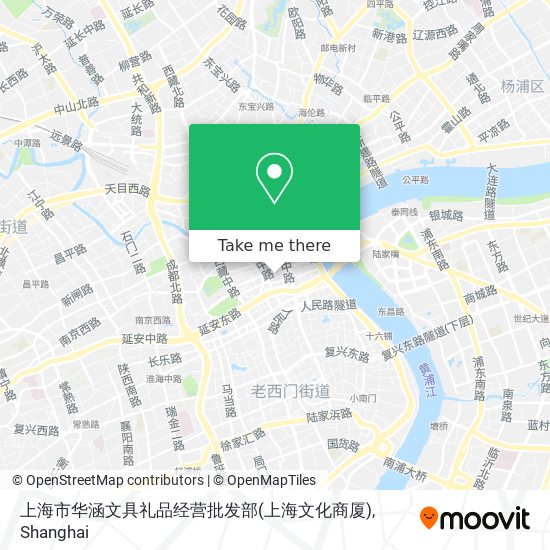 上海市华涵文具礼品经营批发部(上海文化商厦) map