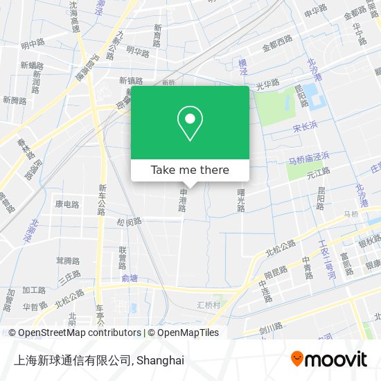 上海新球通信有限公司 map