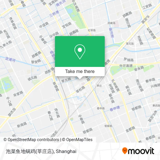 泡菜鱼地锅鸡(莘庄店) map