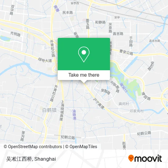吴凇江西桥 map