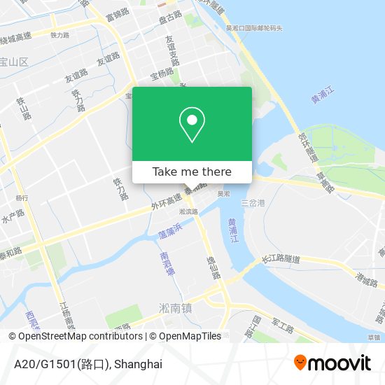A20/G1501(路口) map
