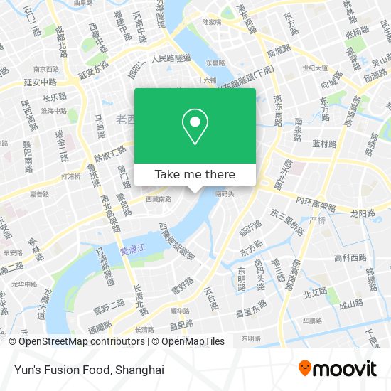 Yun's Fusion Food map
