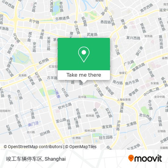 竣工车辆停车区 map