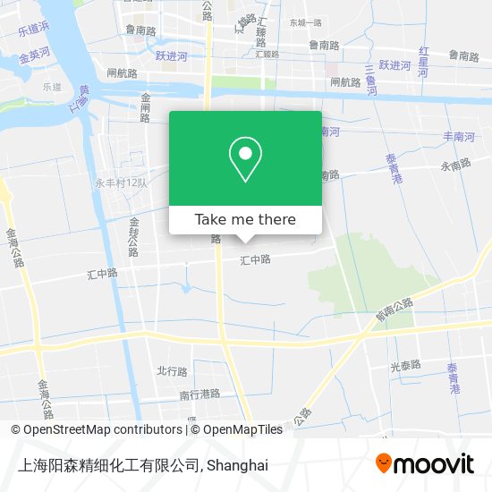 上海阳森精细化工有限公司 map