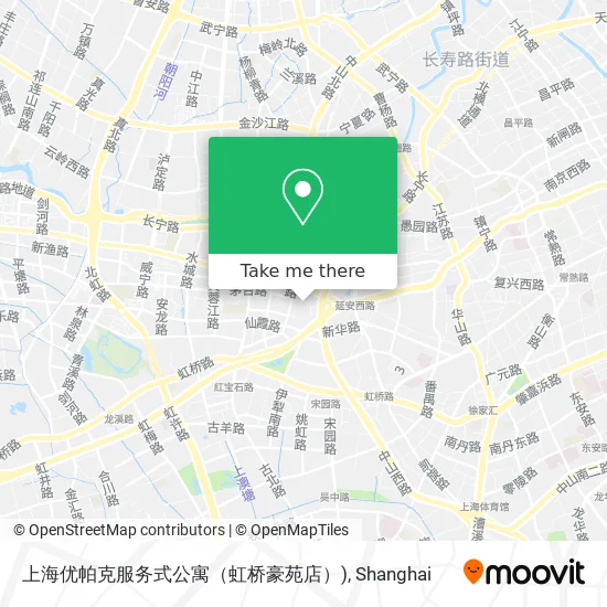上海优帕克服务式公寓（虹桥豪苑店）) map