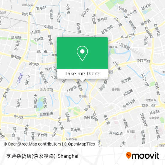 亨通杂货店(谈家渡路) map