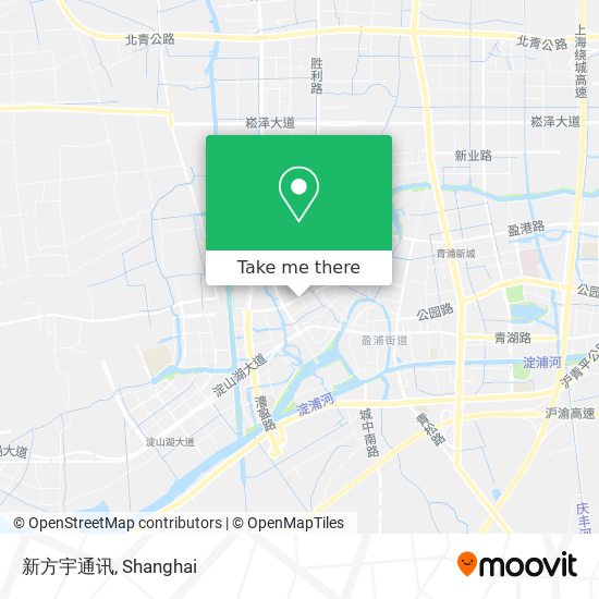 新方宇通讯 map