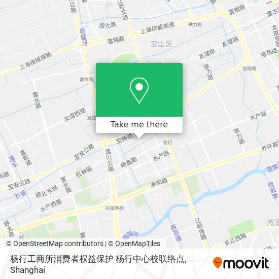 杨行工商所消费者权益保护 杨行中心校联络点 map