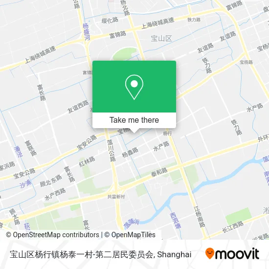 宝山区杨行镇杨泰一村-第二居民委员会 map