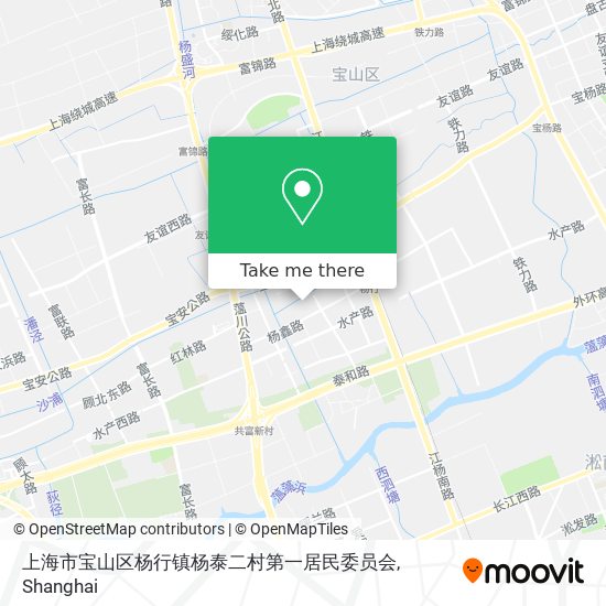 上海市宝山区杨行镇杨泰二村第一居民委员会 map