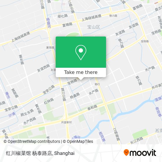 红川椒菜馆 杨泰路店 map