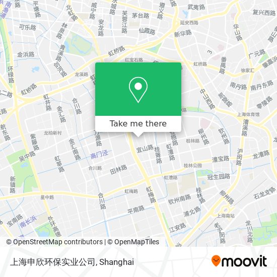 上海申欣环保实业公司 map