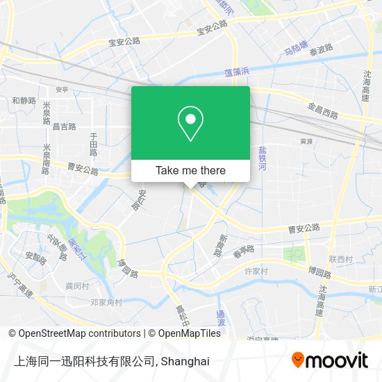 上海同一迅阳科技有限公司 map