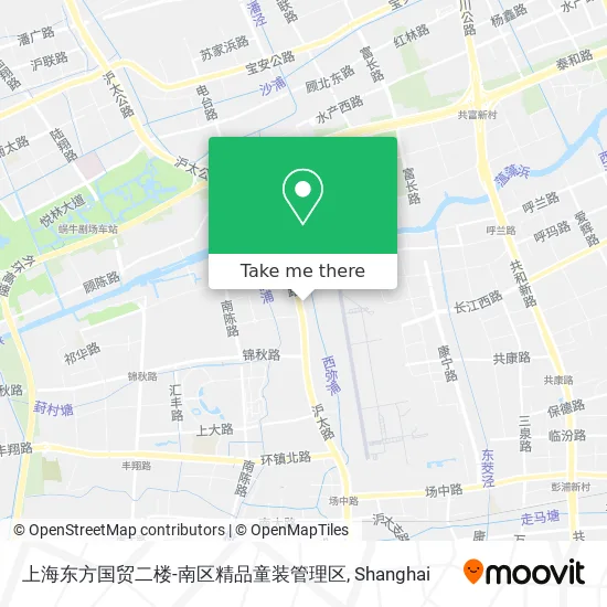 上海东方国贸二楼-南区精品童装管理区 map