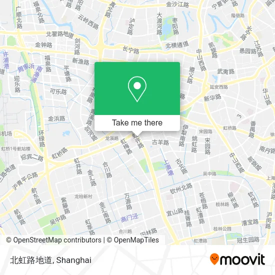 北虹路地道 map
