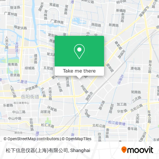 松下信息仪器(上海)有限公司 map