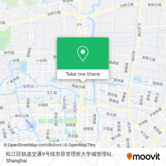 松江区轨道交通9号线市容管理所大学城管理站 map