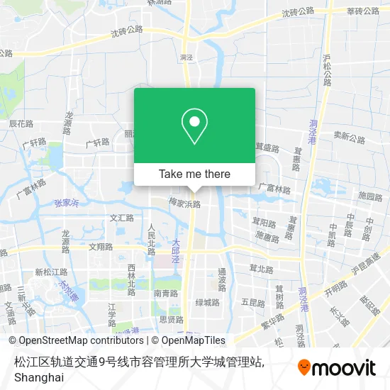 松江区轨道交通9号线市容管理所大学城管理站 map