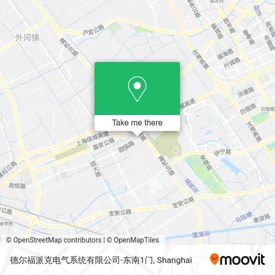 德尔福派克电气系统有限公司-东南1门 map