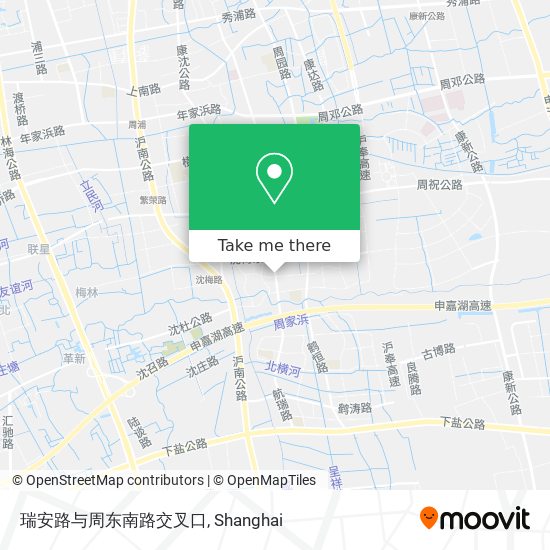 瑞安路与周东南路交叉口 map