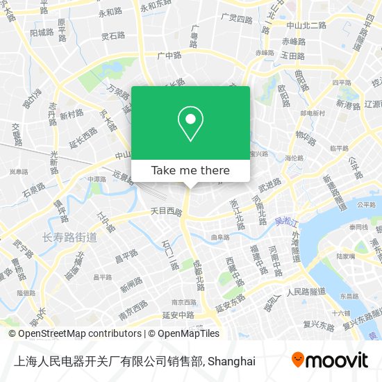 上海人民电器开关厂有限公司销售部 map