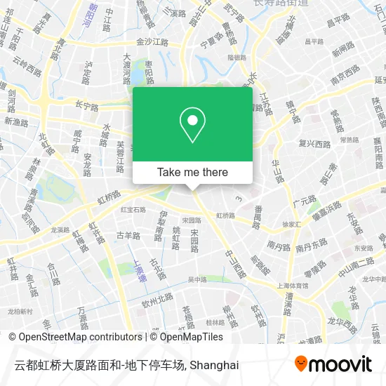 云都虹桥大厦路面和-地下停车场 map