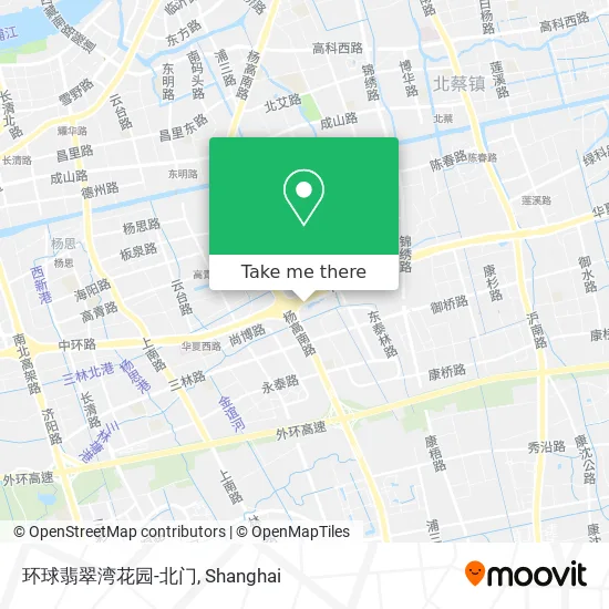 环球翡翠湾花园-北门 map
