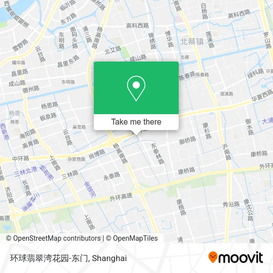 环球翡翠湾花园-东门 map